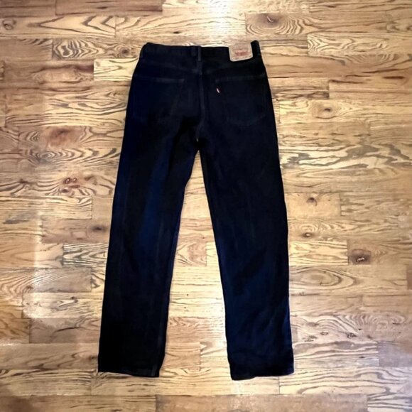 Levi's 550 Jeans Mens 34x34 Black Relaxed Tapered Fit Mens - Picture 2 of 4